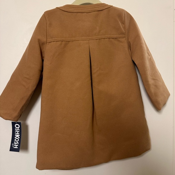 OshKosh B'gosh Toddler Girl Brown Pea Coat ๐งฅ | 2T - Picture 6 of 6